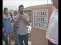 Miguel Poveda inaugura su calle en La Unión (LaverdadTV.es 11 agosto 2010)