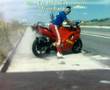 Quemando rueda cn la CBR 600!!!