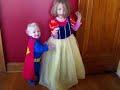 Twirling Princess and Superman on the Move Twirling Princess and Superman on the Move