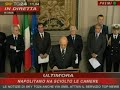 Napolitano scioglie le camere