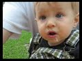 Cade Cummins - Eating 1st B-Day Cake