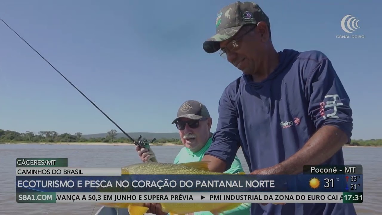 Fausto Eduardo realiza gravações às margens do Rio Paraguai