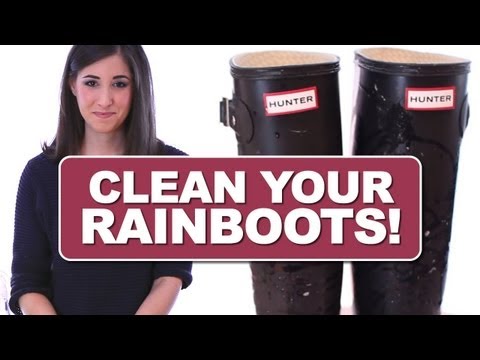 how to repair hunter wellies