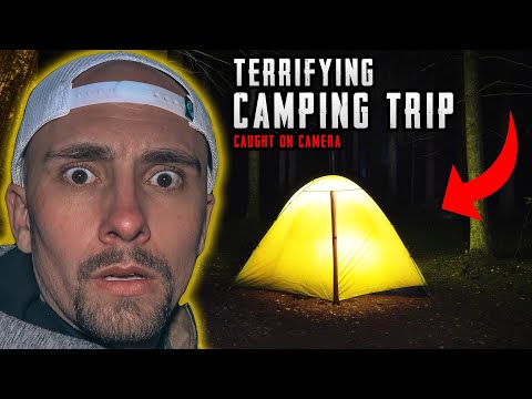 SCARIEST CAMPING TRIP CAUGHT ON CAMERA **TERRIFYING** , Found on