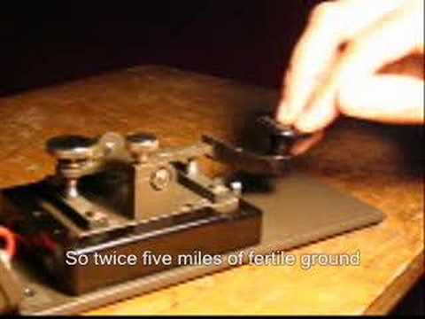 Junker Telegraph Key in Action