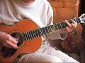 Thumpin' the Blues - lesson part 2 - acoustic instrumental