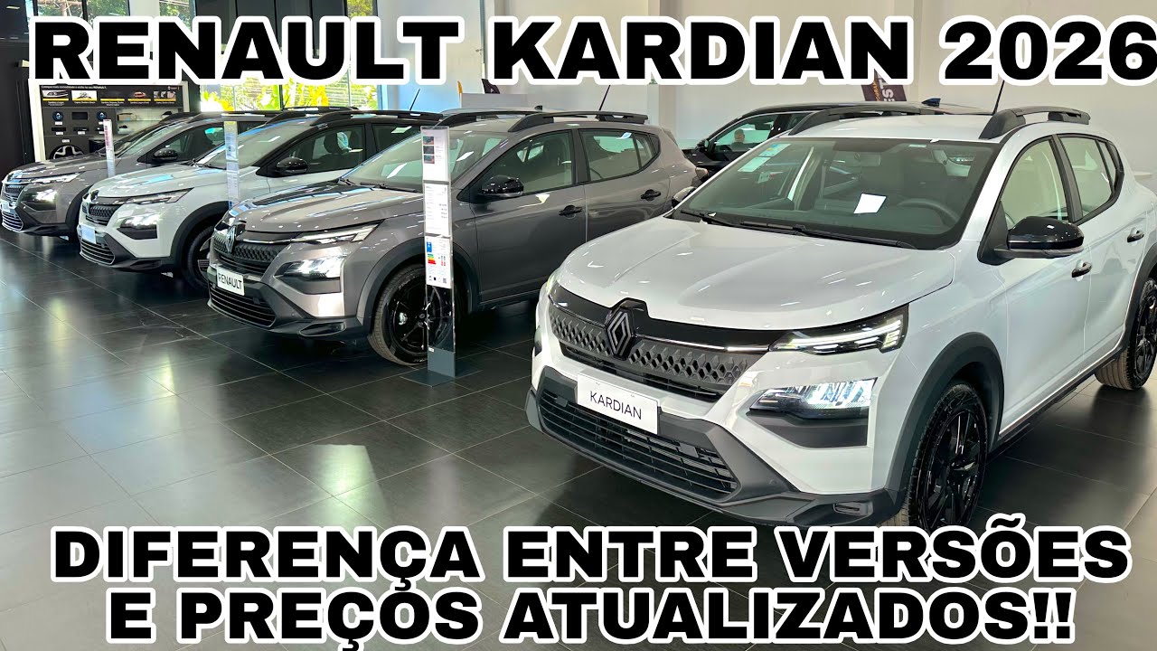 RENAULT KARDIAN 2026 | DIFERENÇAS ENTRE VERSÕES E PREÇOS ATUALIZADOS!!