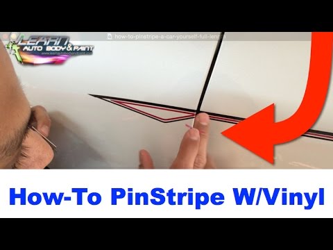 How To Pinstripe Your Car With Vinyl Striping – Full Length