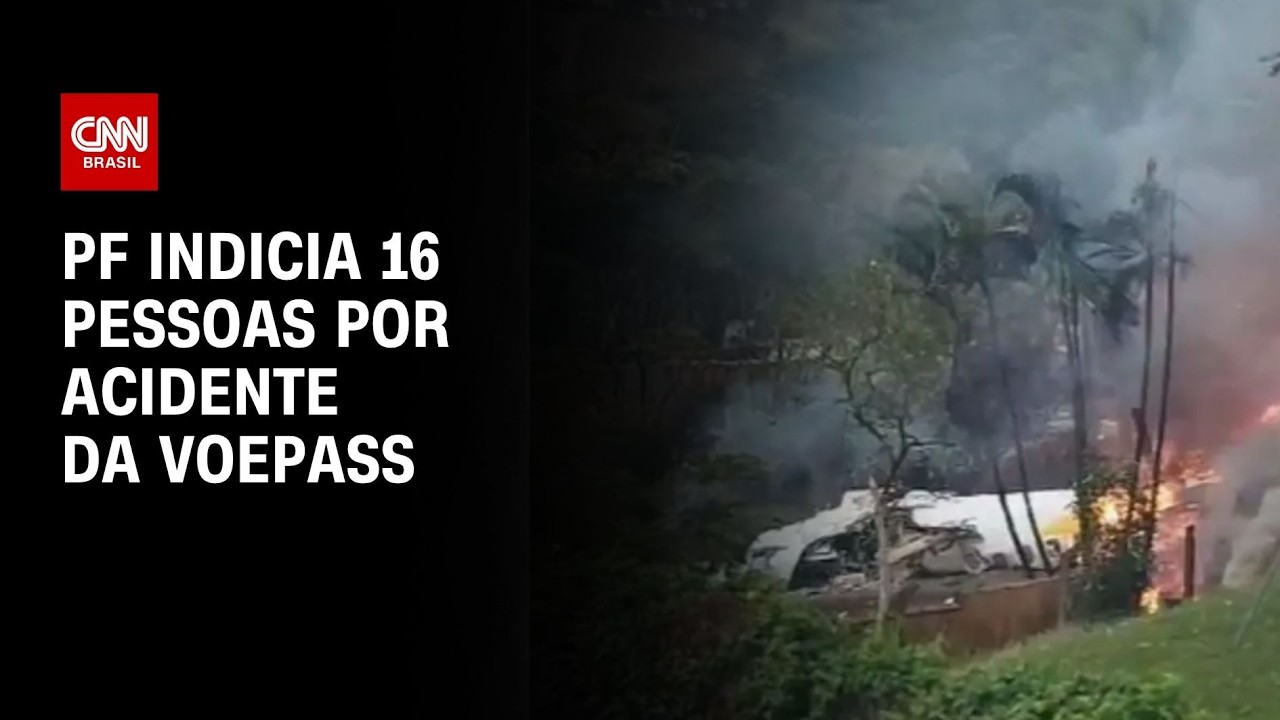 PF indicia 16 pessoas por queda de avião da Voepass em Vinhedo | CNN 360º