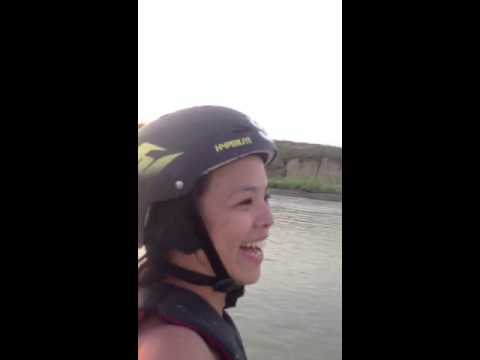 Wakeboarding with the Armor by Bubbles Bermudez-Aguilar