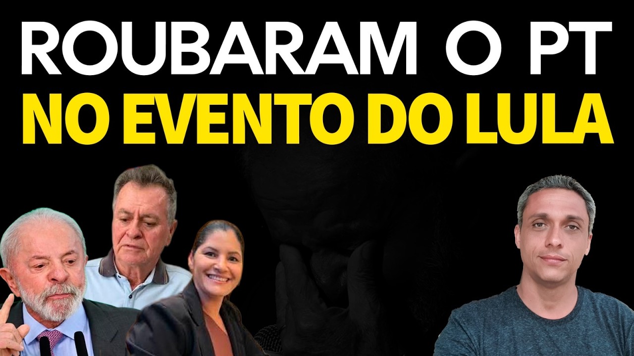 HAHAHA - Evento de LULA tem roubo de celular de prefeito e vereadora do PT