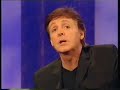 1999 Paul McCartney on Parkinson Part 6/14