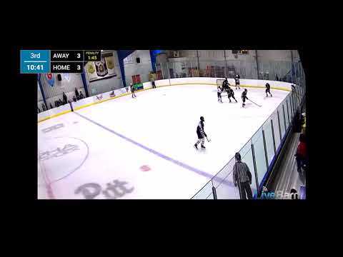 Slapshot goal in the third to make it 4-3