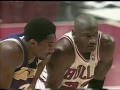 1997-12-17: Kobe Bryant 33 points, 3-5 3pt (in 29 min of the bench / Jordan 36 pts)