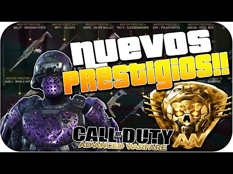 15 NUEVOS PRESTIGIOS + ARMAS DE ELITE POR PRESTIGIO - FEROZ - MEGA PARCHE GRAN MAESTRO - COD AW