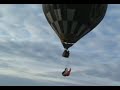 Pilot Alexander Bogdanov (Russia) made the jump with paraglider Swing Mistral 4 from balloon.