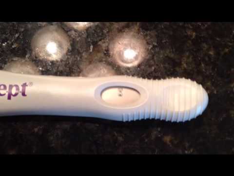 pregnancy tests - Me taking a pregnancy test! My period was 4-5 days late when I tested. We were in the middle of moving to TN, so it took my mind off of it and I was able to ...