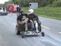 Before the Race with our Driving Couch