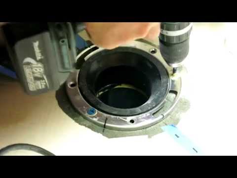 how to repair flange on a toilet