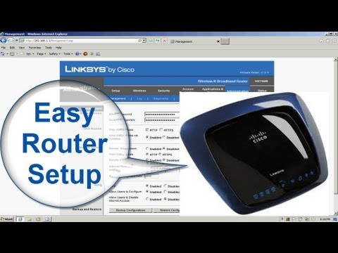 how to setup linksys wireless-n home router