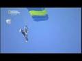 Jetman Fusionman Jet-men Yves Rossy crosses the canal