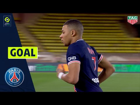 Goal Kylian MBAPPE (25' - PARIS SAINT-GERMAIN) AS MONACO - PARIS SAINT-GERMAIN (3-2) 20/21