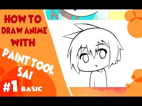 Tutorial Cara Menggambar Anime di Paint Tool SAI Menggunakan Mouse