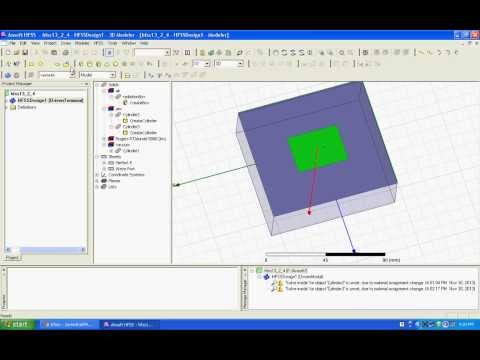 how to design patch antenna in hfss
