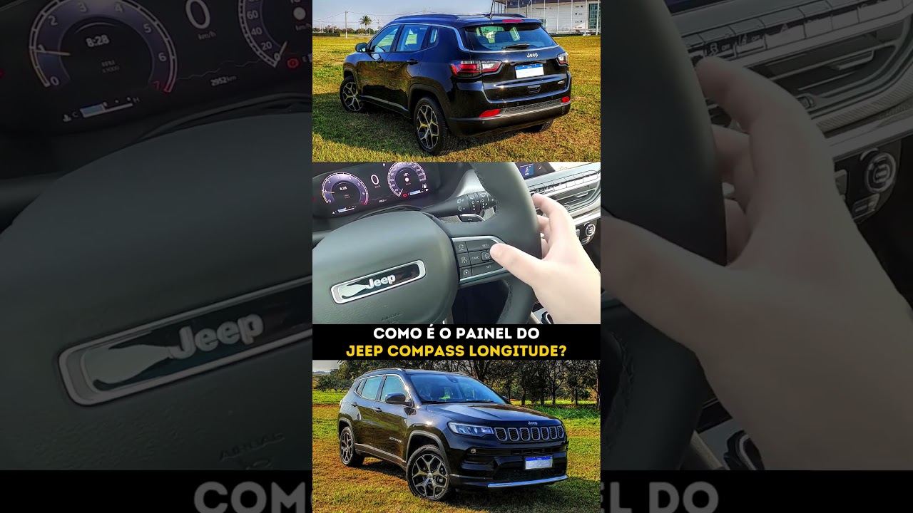Detalhes do painel do Jeep Compass Longitude! #jeep #jeepcompass