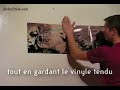 Comment bien coller un vinyle repositionnable Comment bien coller un vinyle repositionnable