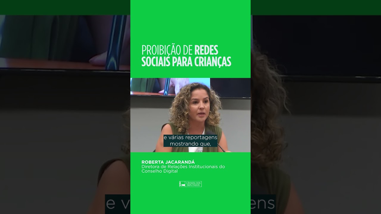 Proibição de redes sociais para crianças - 3/8/2026 #shorts #redessociais #internet