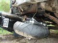 Acidente hornet 600 batendo de frente com caminhão Morungaba