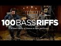 100 Bass Riffs: A Brief History of Groove on Bass and Drums