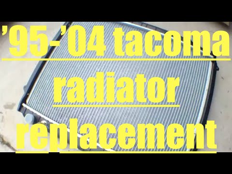 DIY How to repair test install bleed radiator 1999 Toyota Tacoma