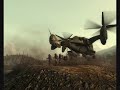this mod adds a enclave radio transmitter. when you use it it will call forth a vertibird loaded with 3 friendly enclave soldiers to your position. download link - www.fallout3nexus.com