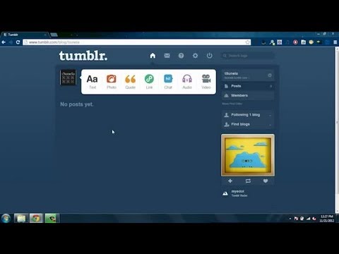 how to change tumblr url