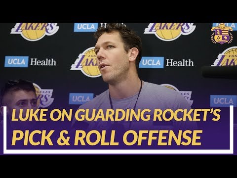 Video: Lakers Nation Interview: Luke Walton Talks Matchup Against The Houston Rockets