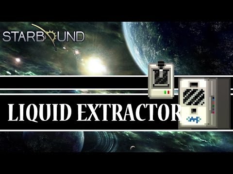 how to collect liquids in starbound