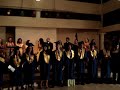canto en la graduacion del colegio parroquial san juan evangelista