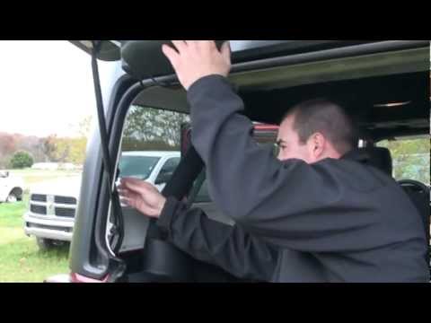 how to take jeep jk top off