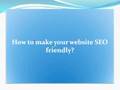 Search Engine Optimization