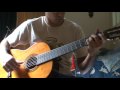 Diablo - Tristram Played on a single Acoustic Guitar