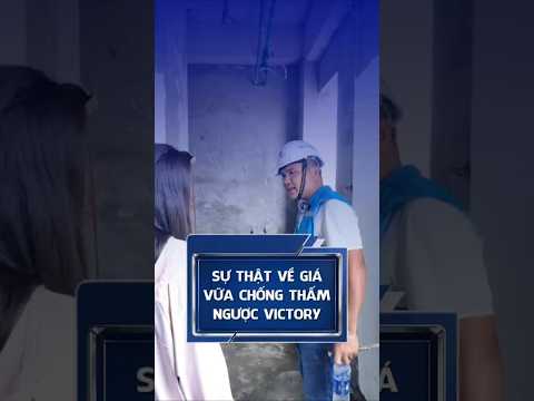Giá vữa trộn sẵn chống thấm ngược Victory Gold VTR7 bao nhiêu tiền 1m2???