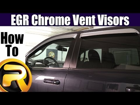 how to install egr vent visors