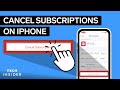 How To Cancel App Subscription On Iphone