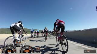 Deportista sale disparado se salva de milagro.