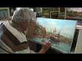 Artist Painting in Brixham Artist Painting in Brixham