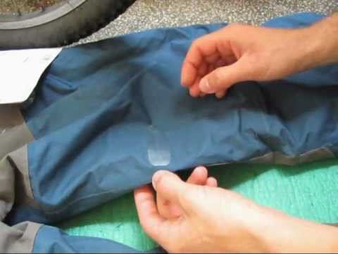 how to patch nylon down jacket