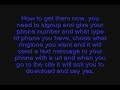 How to get free ringtones