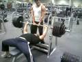 Bench press 465 x 3 RAW after 2 sets of 475x3, 475x2